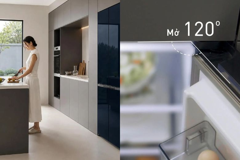 Tủ lạnh Panasonic Inverter 445 lít Multi Door NR-XZ520CWKV 2