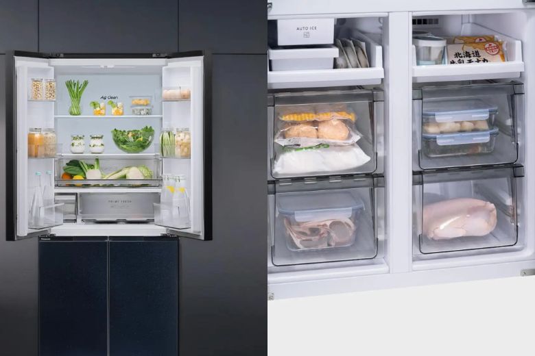 Tủ lạnh Panasonic Inverter 445 lít Multi Door NR-XZ520CWKV 3
