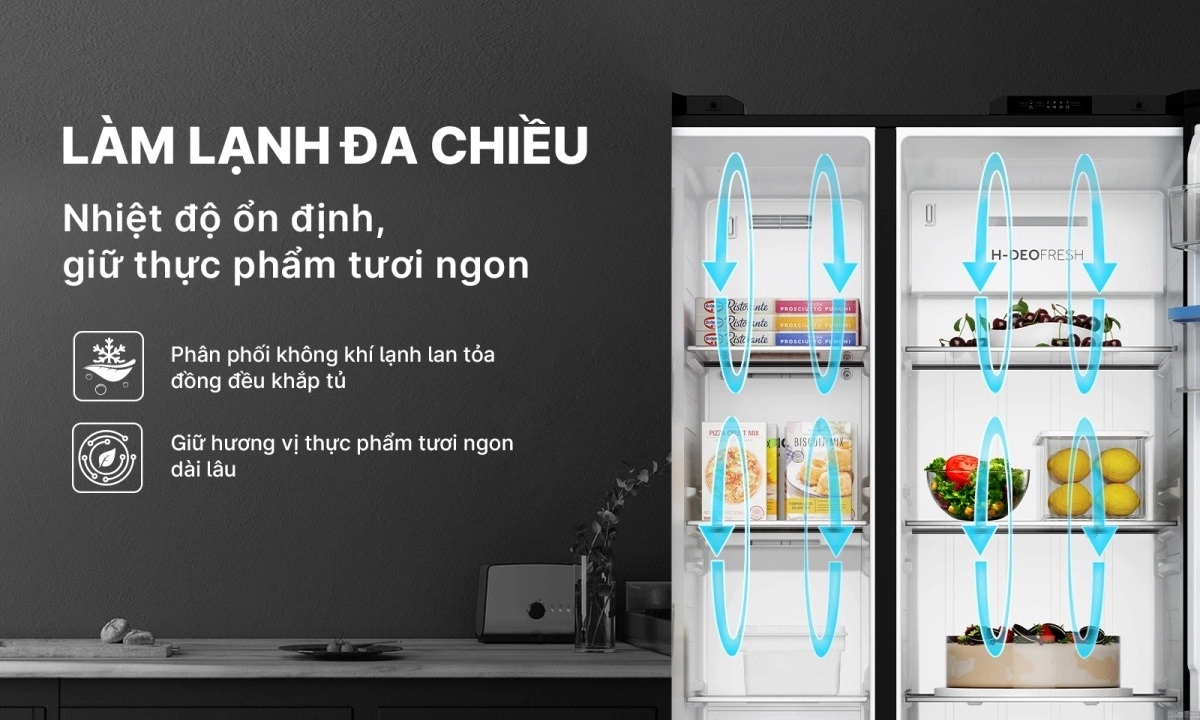 Tủ lạnh Aqua Inverter 646 lít AQR-S682XA(GB) 2